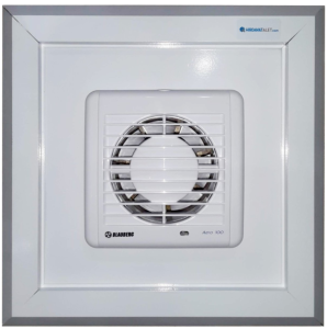 Blauberg Aero Still 125 T (Zaman Ayarlı) Fanlı Menfez (158m³/h) 40x40 Panjursuz