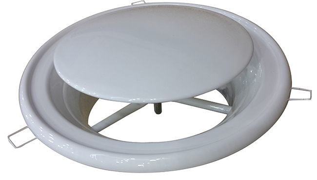 200 MM ALÜMİNYUM GEMİCİ ANEMOSTADI (Yaylı Model)