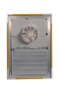 Bosch F1700 WS 100 Mat Siyah Fanlı Menfez (95m³/h) - Ölçü Seçiniz