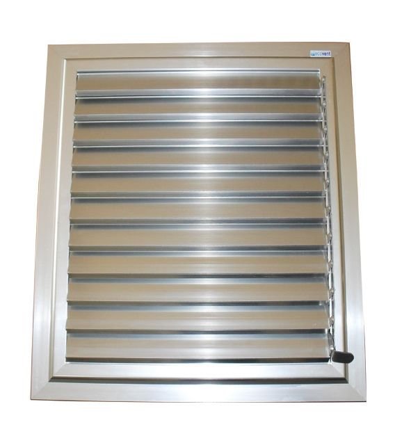 PK 60x70 Eloksallı Krom Alüminyum Menfez