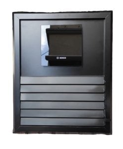 Bosch F1700 WS 100 Parlak Siyah Fanlı Menfez (95m³/h) - Ölçü Seçiniz