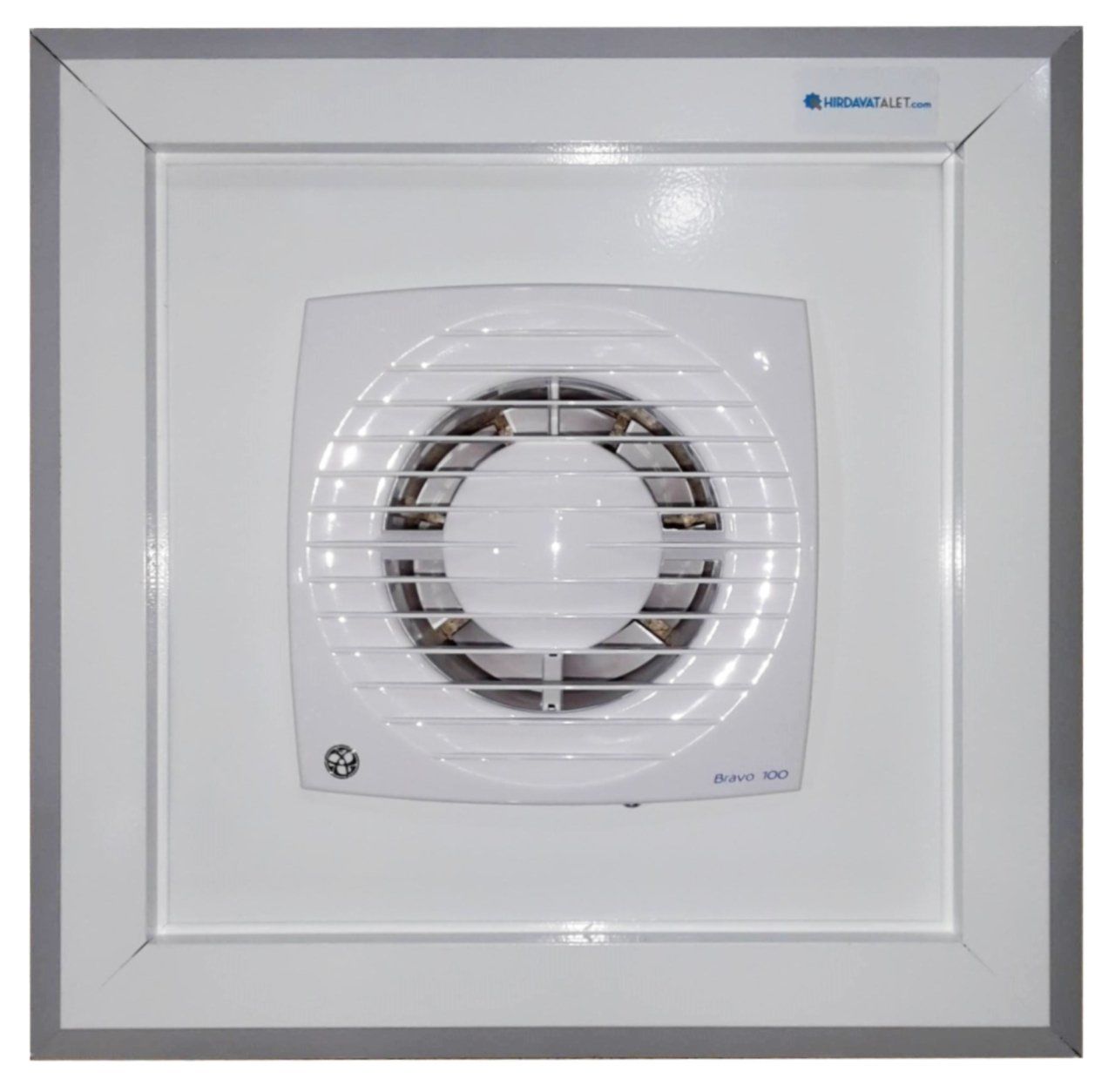 Blauberg Bravo 125 T (Zaman Ayarlı) Fanlı Menfez (192m³/h) - Ölçü Seçiniz 30x30