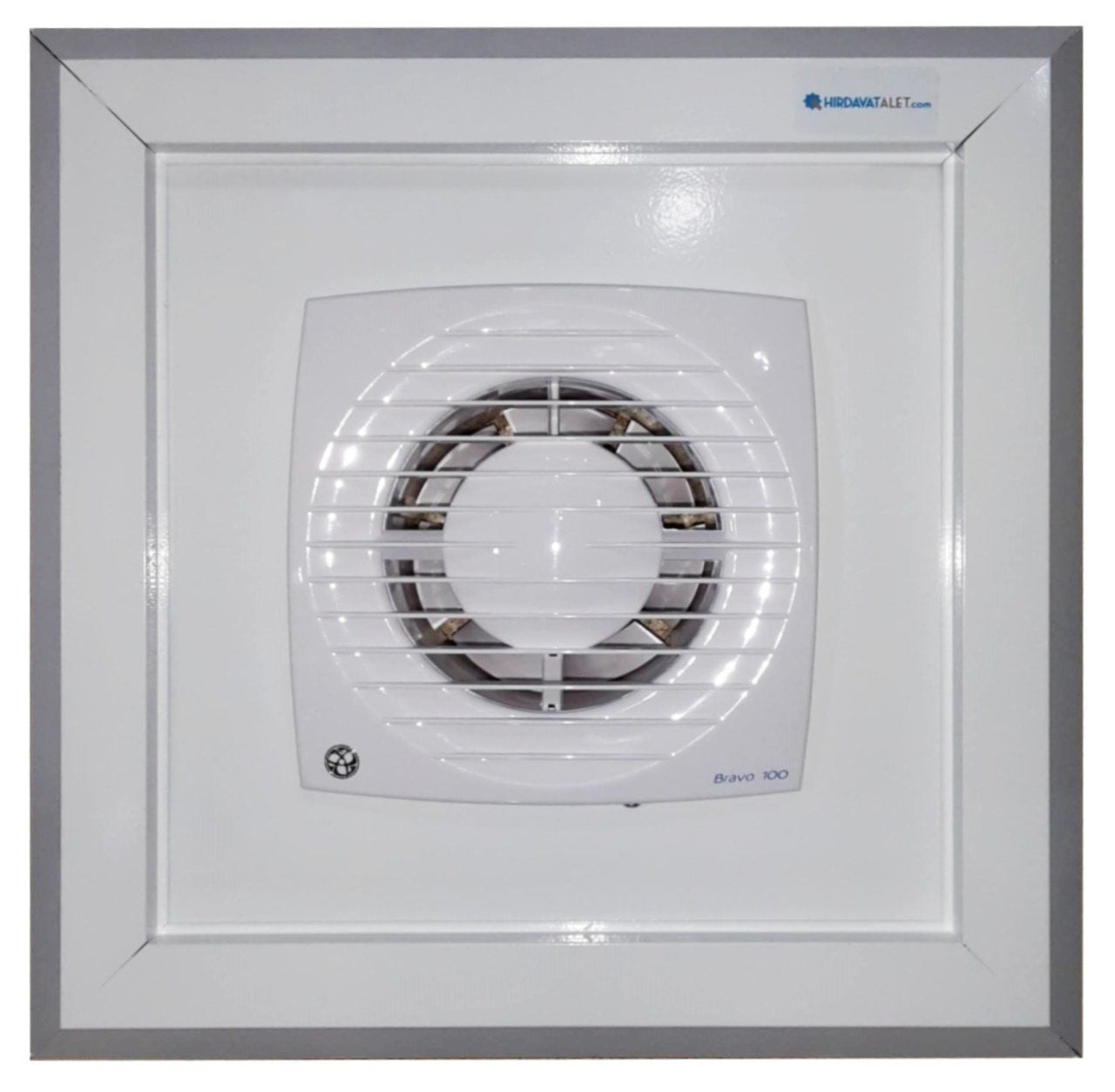 Blauberg Bravo 100 H (Zaman Ayarlı Nem Sensörlü) Fanlı Menfez (101m³/h) - Ölçü Seçiniz 30x30