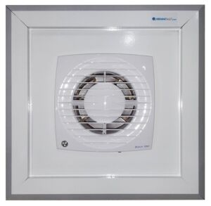 Blauberg Bravo 100 H (Zaman Ayarlı Nem Sensörlü) Fanlı Menfez (101m³/h) - Ölçü Seçiniz 30x30