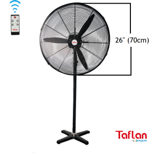 FL-650-H Uzaktan Kumandalı 26''/180W Ayaklı Sanayi Tipi Vantilatör