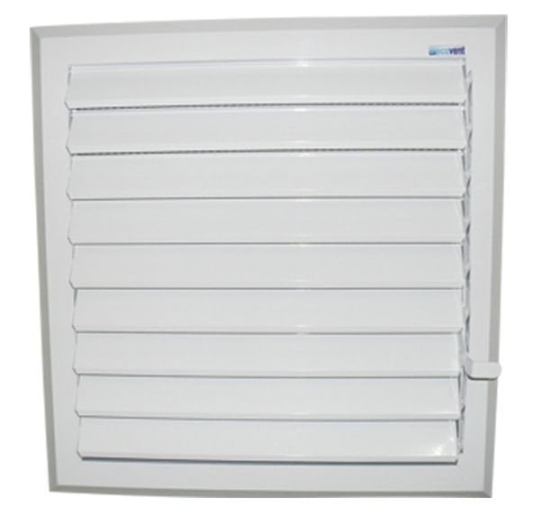 EV 60x60 Lüks Beyaz Alüminyum Menfez