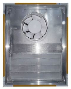 Blauberg Bravo 125 H (Zaman Ayarlı Nem Sensörlü) Fanlı Menfez (192m³/h) - Ölçü Seçiniz