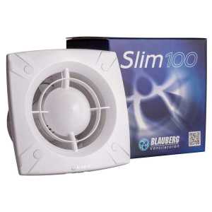 Blauberg Slim 100 H Zaman Ayarlı Nem Sensörlü Plastik Banyo Fanı