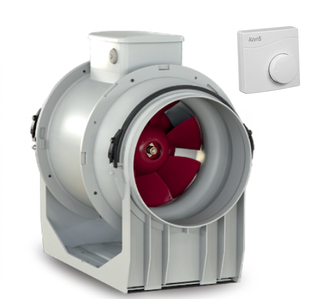 Vortice Lineo 250 Yeni 1440 m3/h Kanal Tipi Fan (Hız Anahtarı Dahil)