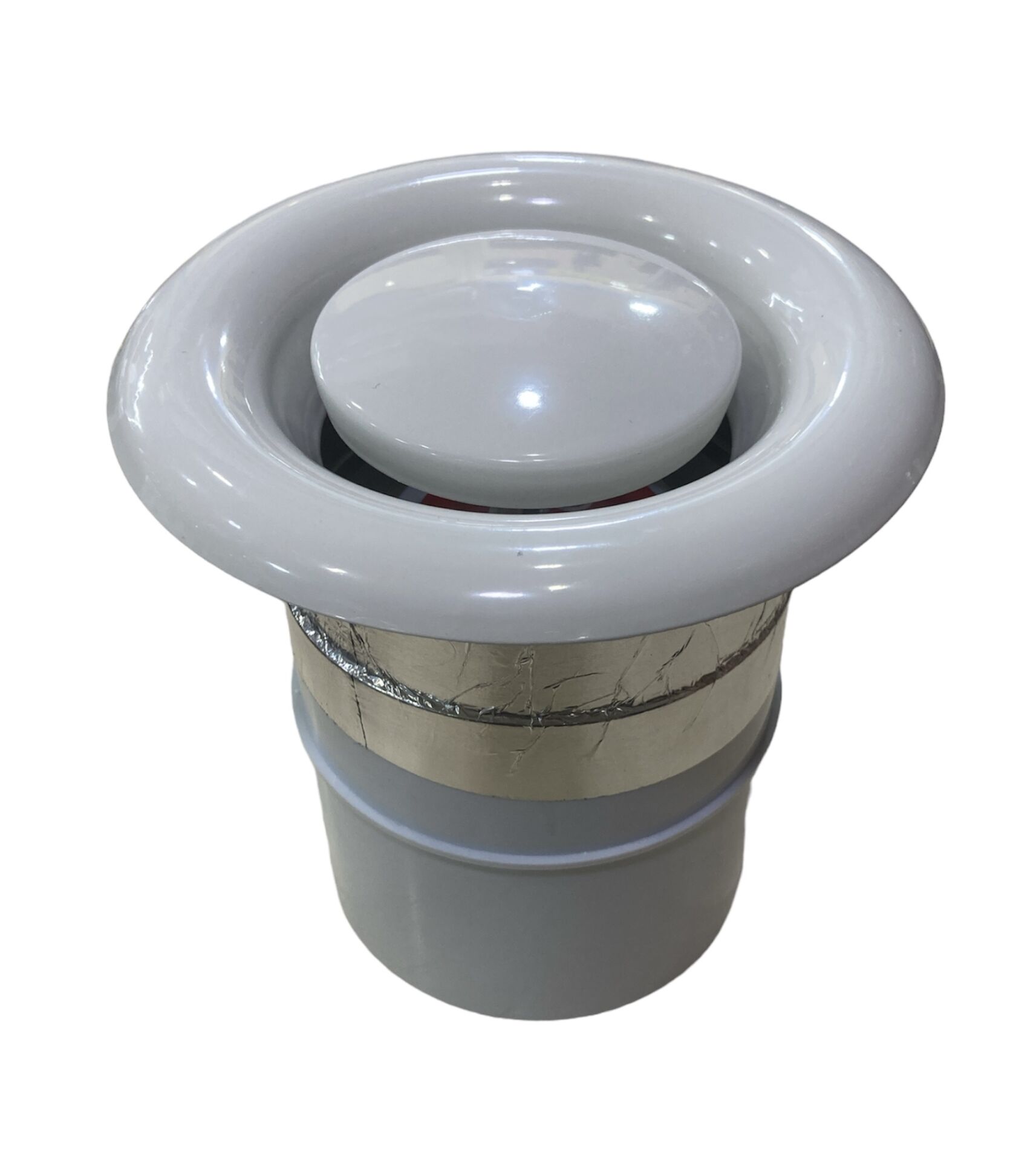Aircol 100 mm Fanlı (Motorlu) Metal Anemostad