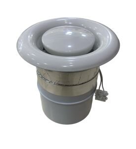 Aircol 100 mm Fanlı (Motorlu) Metal Anemostad