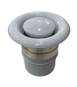 Aircol 120 mm Fanlı (Motorlu) Metal Anemostad