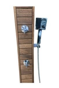 HAVUZ DUŞU MARMARİS SERİSİ AHŞAP HAVUZ DUŞ SİSTEMİ  (Tek Su Girişli)