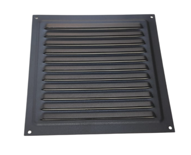 Siyah Sabit Kanat Metal Menfez 200x200 (Siyah)