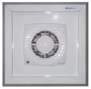 Blauberg Bravo 125 H (Zaman Ayarlı Nem Sensörlü) Fanlı Menfez (192m³/h) - Ölçü Seçiniz 35x35