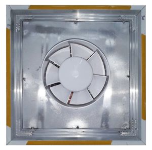 Blauberg Bravo 125 H (Zaman Ayarlı Nem Sensörlü) Fanlı Menfez (192m³/h) - Ölçü Seçiniz 35x35