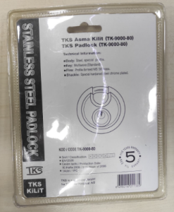 TKS Asma Kilit Yuvarlak 80 mm TK9000-80