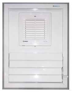 Blauberg Auto 100 H (Zaman Ayarlı Nem Sensörlü) Fanlı Menfez (98m³/h) - Ölçü Seçiniz