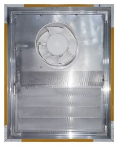 Blauberg Auto 100 H (Zaman Ayarlı Nem Sensörlü) Fanlı Menfez (98m³/h) - Ölçü Seçiniz