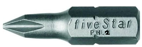 FiveStar PH 2x25 Yıldız Bits Uç